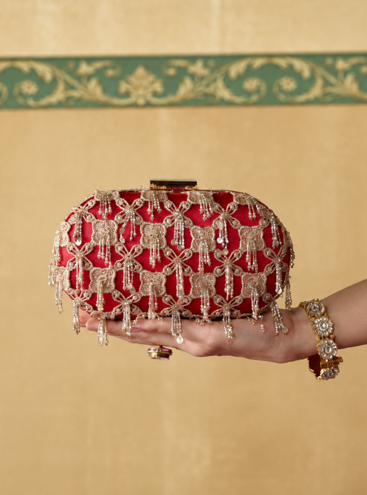 Little Red Clutch Bag