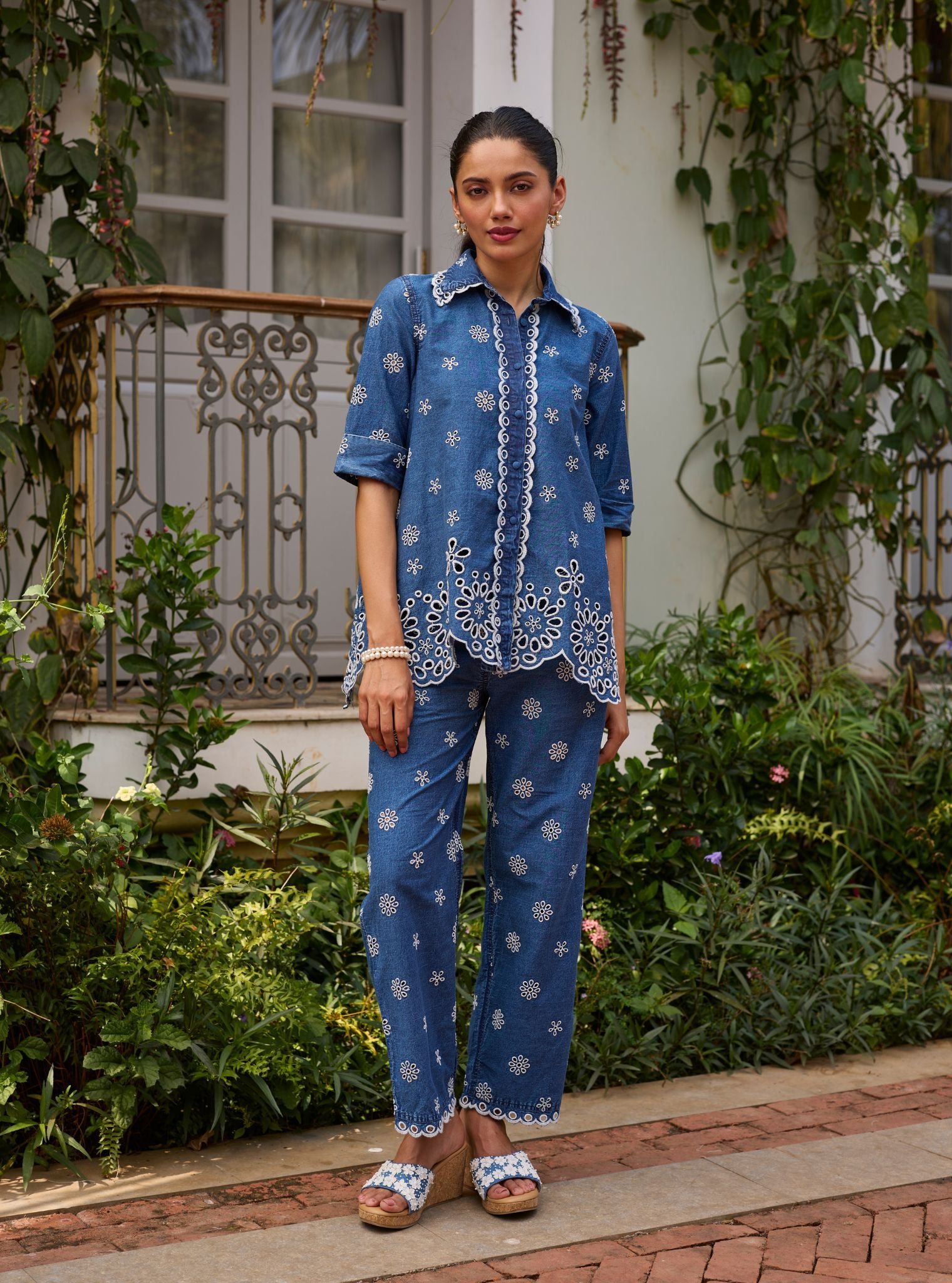 Anvie Denim Co-ord Set