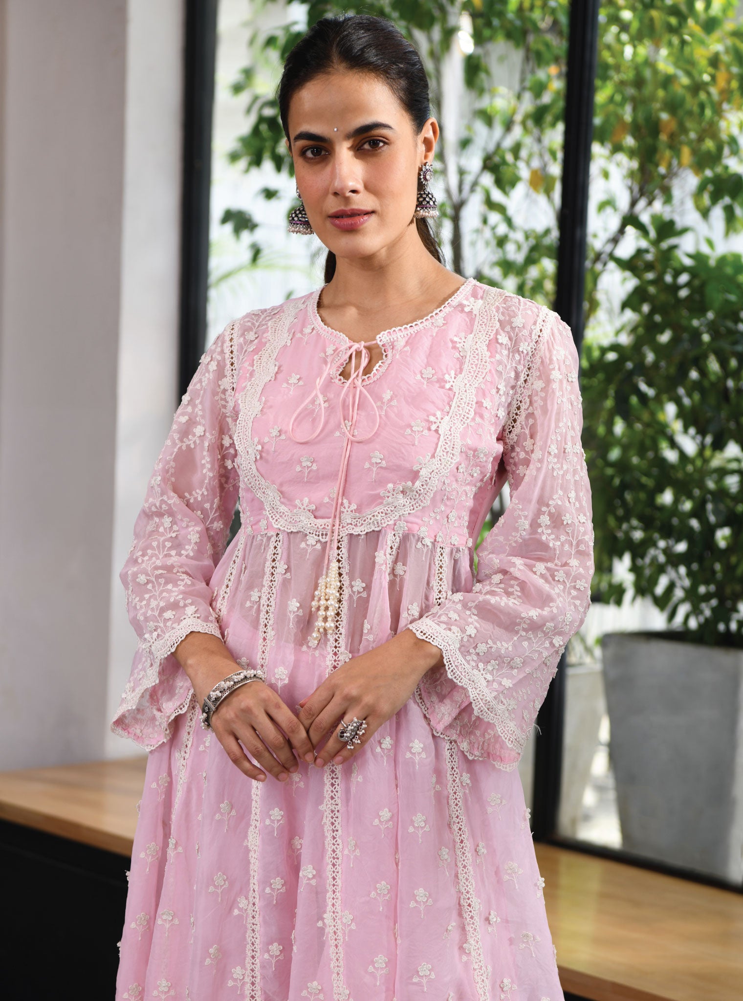 Mulmul Organza Sussex Anarkali Kurta