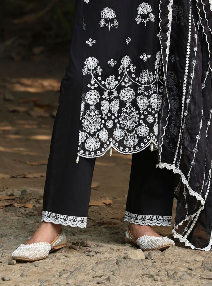 Kiyan Organza Beige Kurta Set