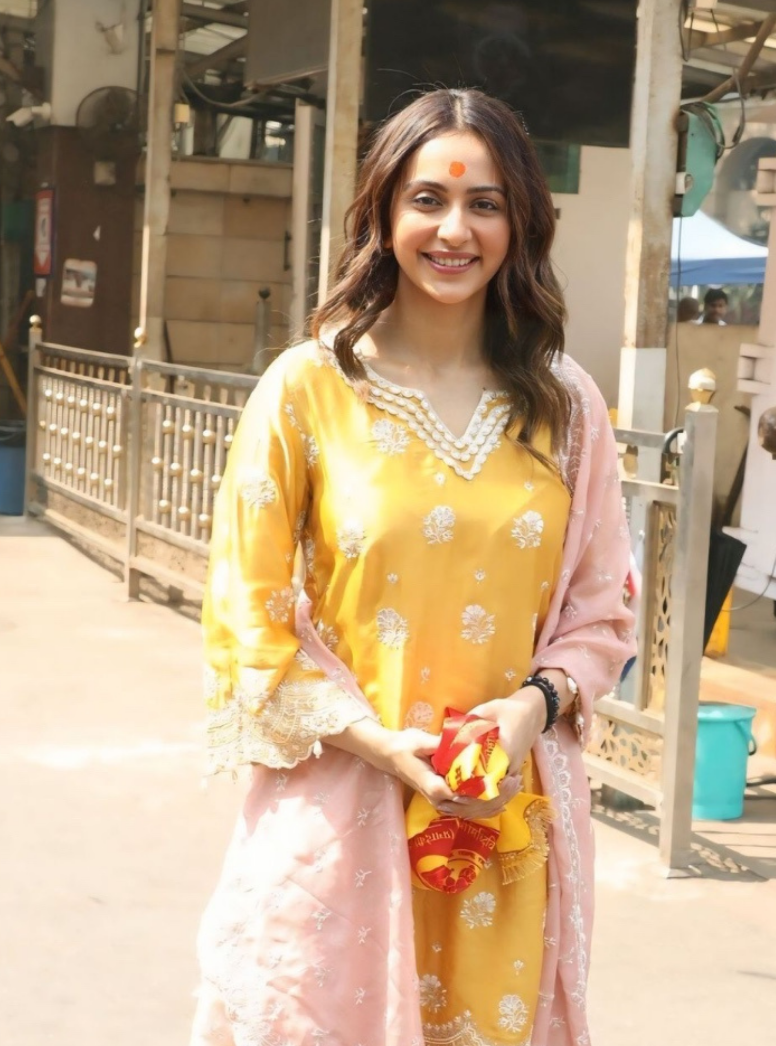 Mehar Pima Yellow Kurta Set