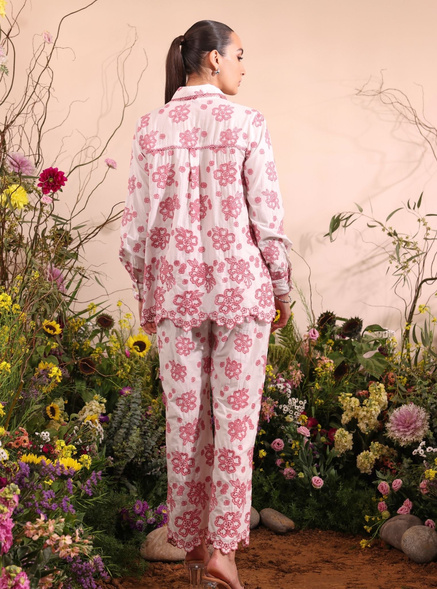 Mulmul Cotton Felix Off White Shirt With Mulmul Cotton Felix Off White Pant