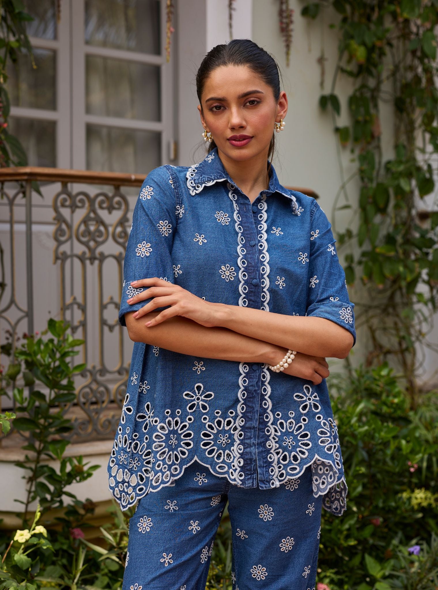 Anvie Denim Co-ord Set