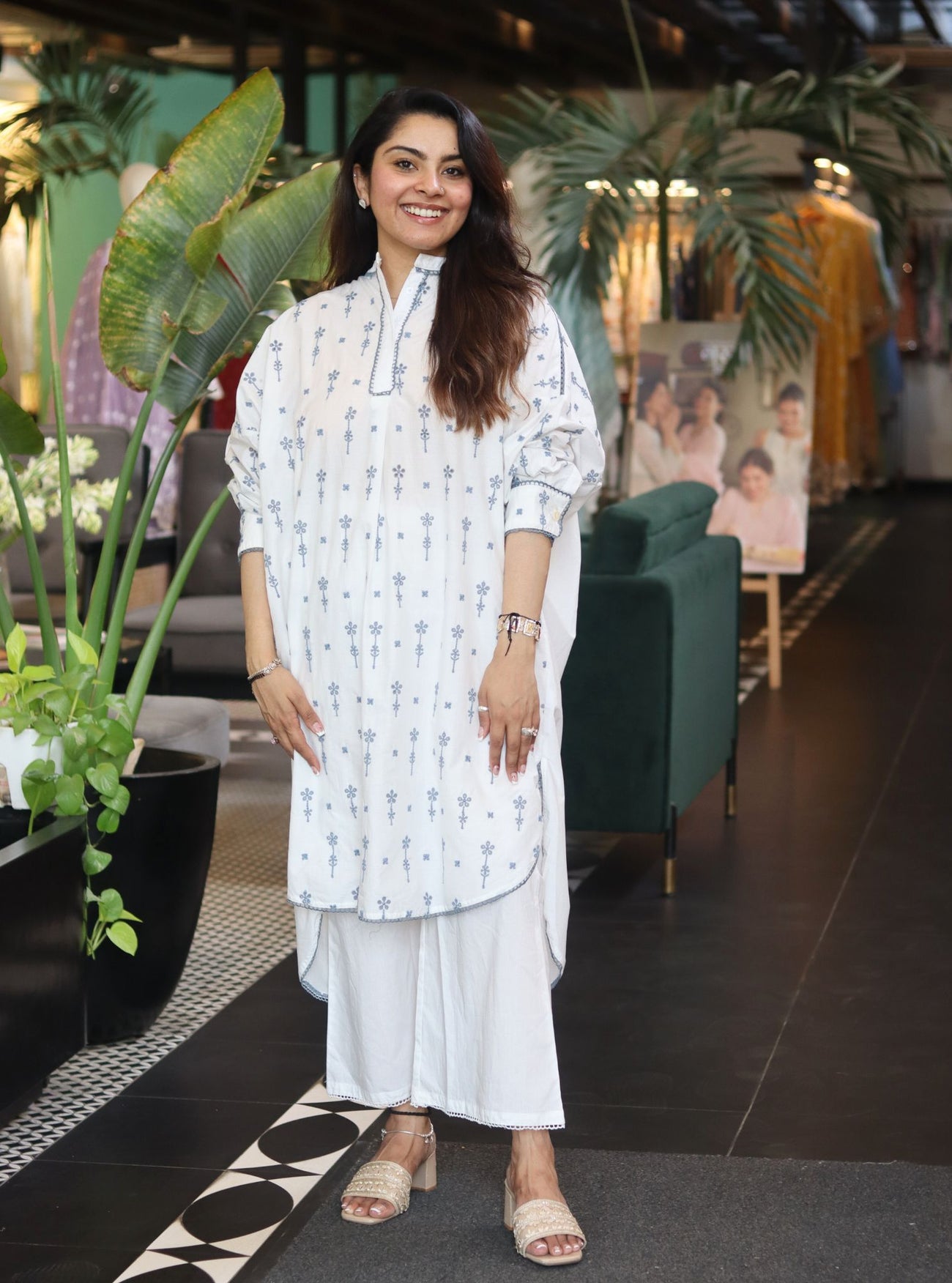Mulmul Aralia Kurta