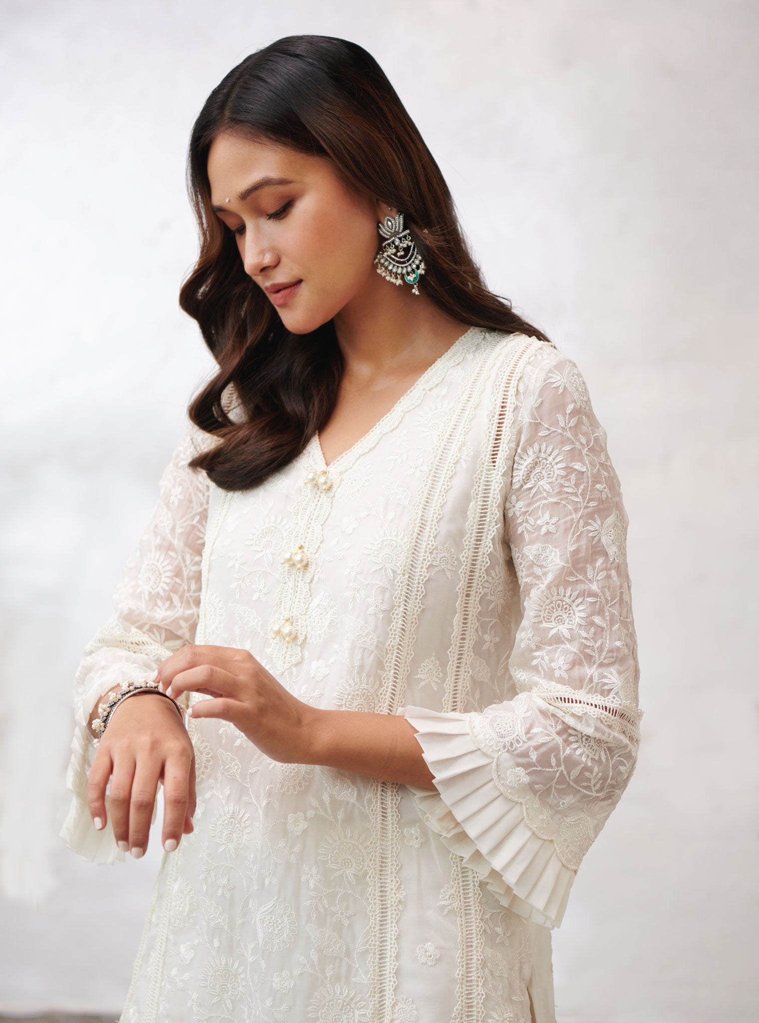 Mulmul Organza Dorset Kurta