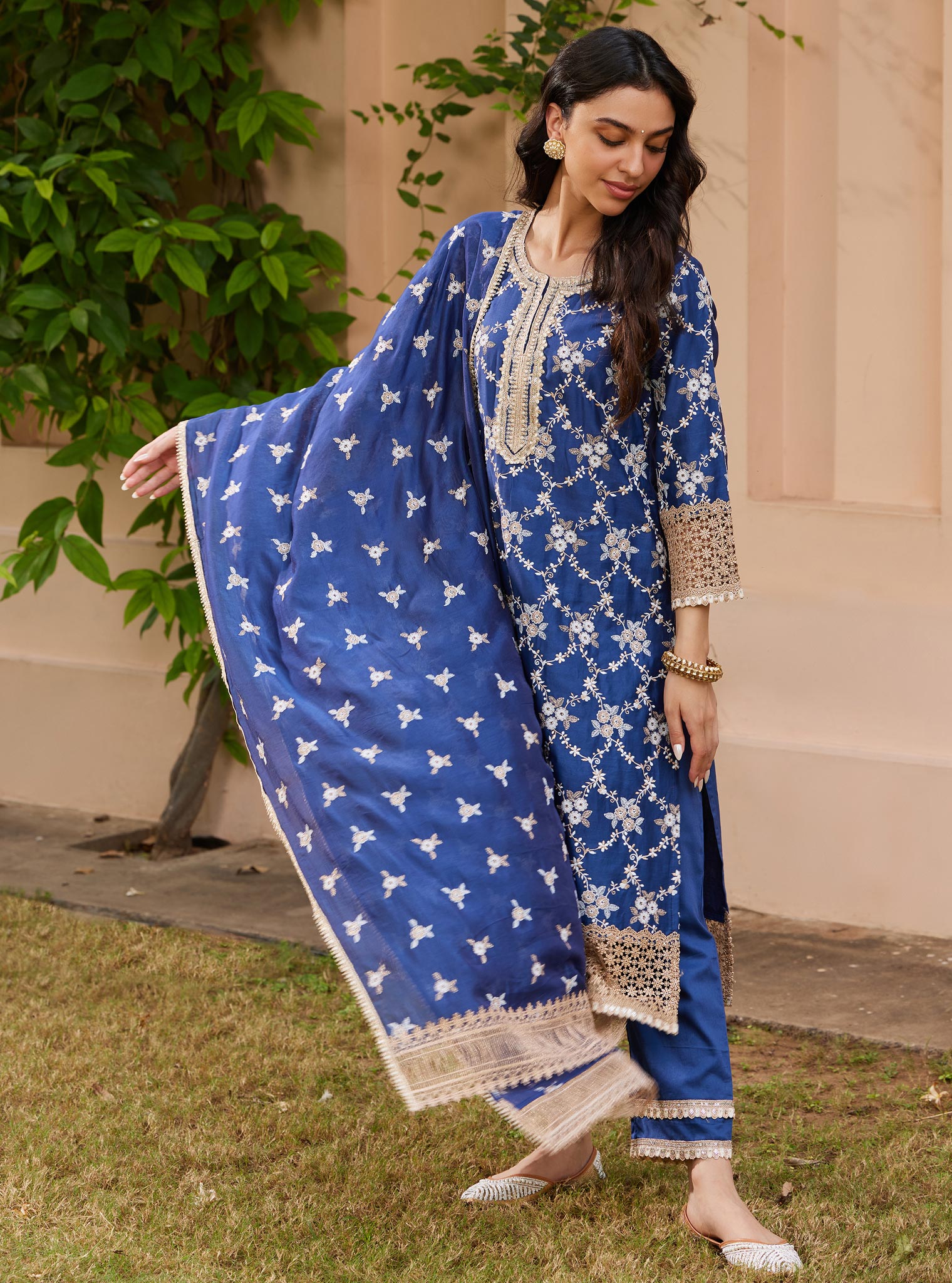 Mulmul cotton sharara suit | Lucknowichikankurtas| Shop for Authentic  Lucknow Chikan : Buy Lakhnavi Chikan Kurtis, Chikankari Sarees, Hand  Embroidered Lucknowi Kurta, Hand Crafted Dress Material, Chikan