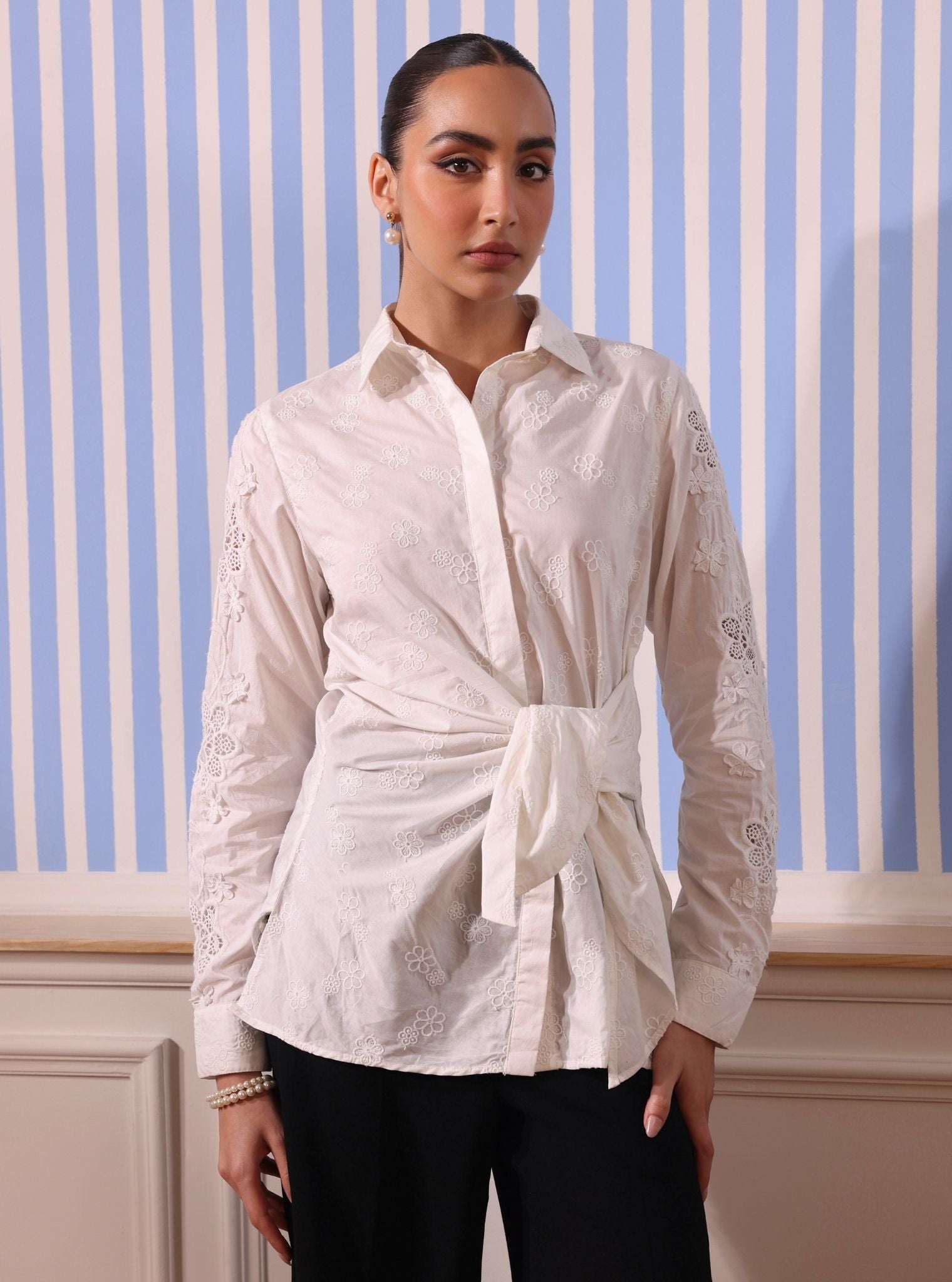 Mulmul Cotton Otto White Shirt