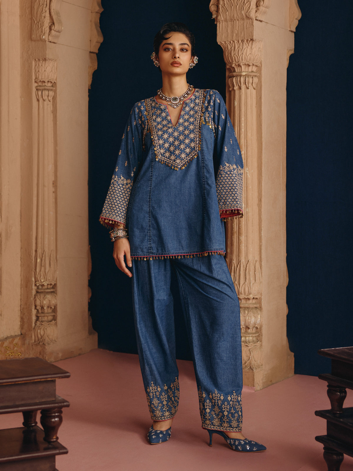 Maru Denim Co-ord Set