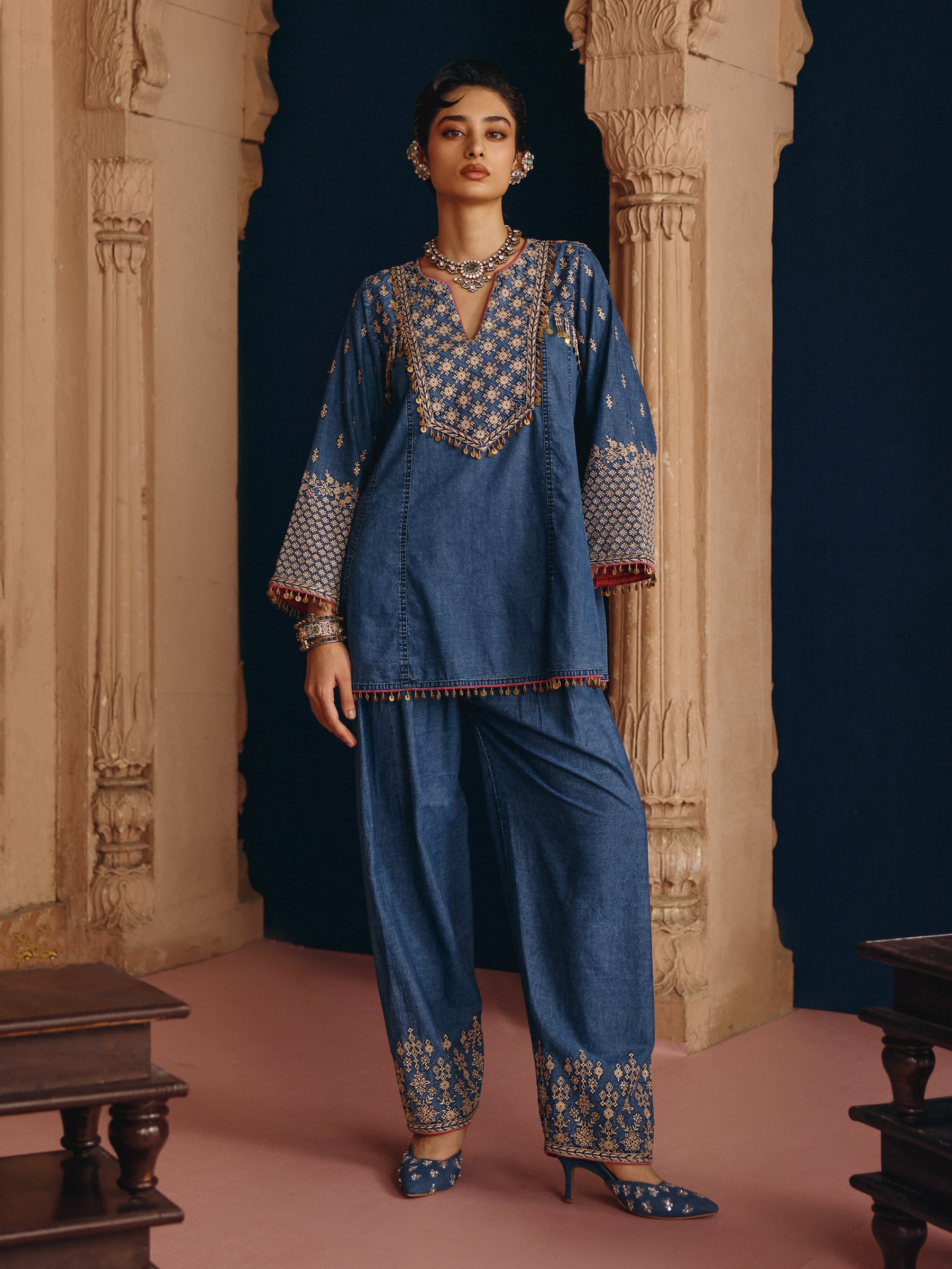 Maru Denim Co-ord Set