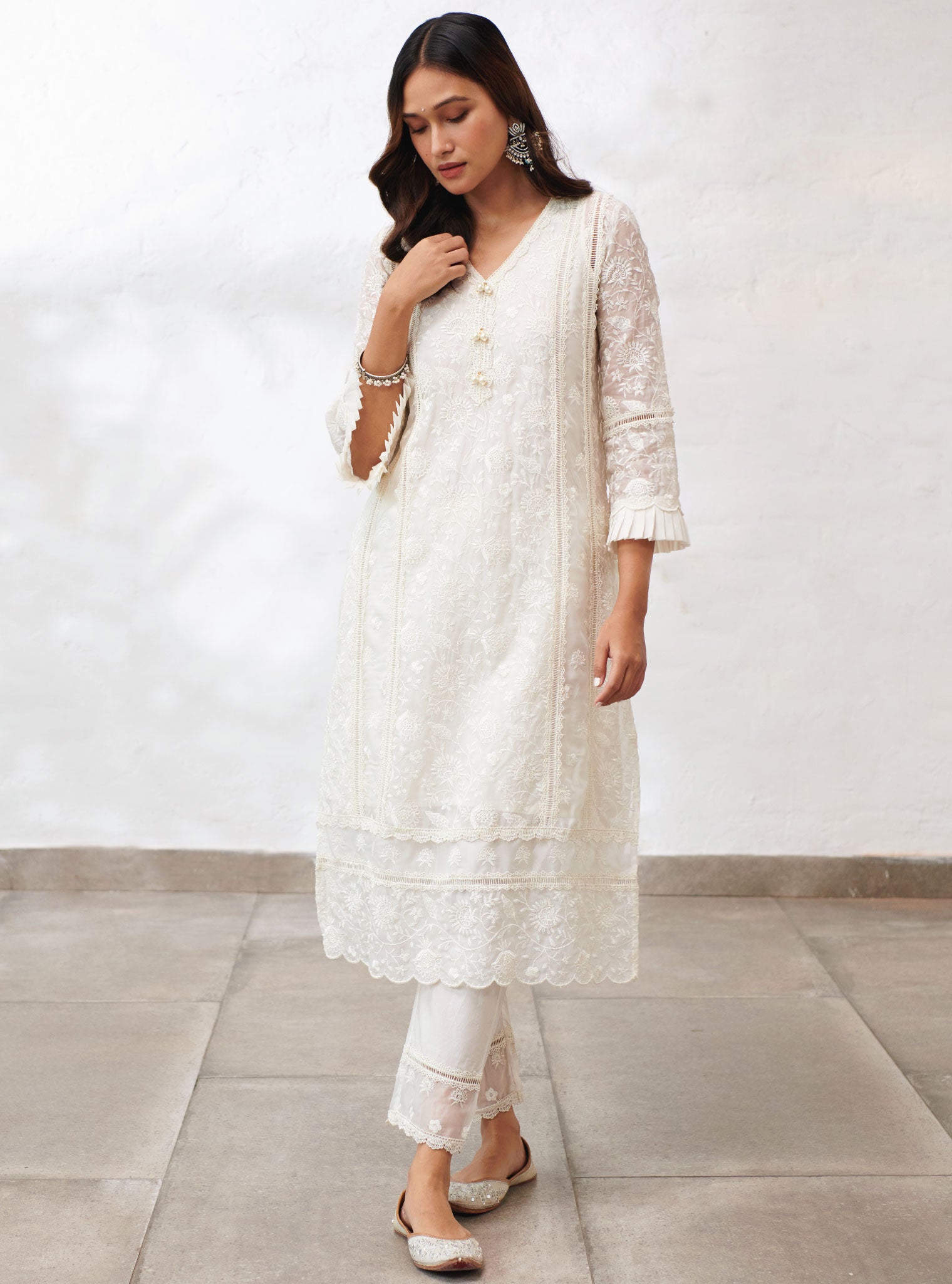 Mulmul Organza Dorset Kurta