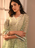 Mulmul Organza Ishq Green Dupatta main image 0
