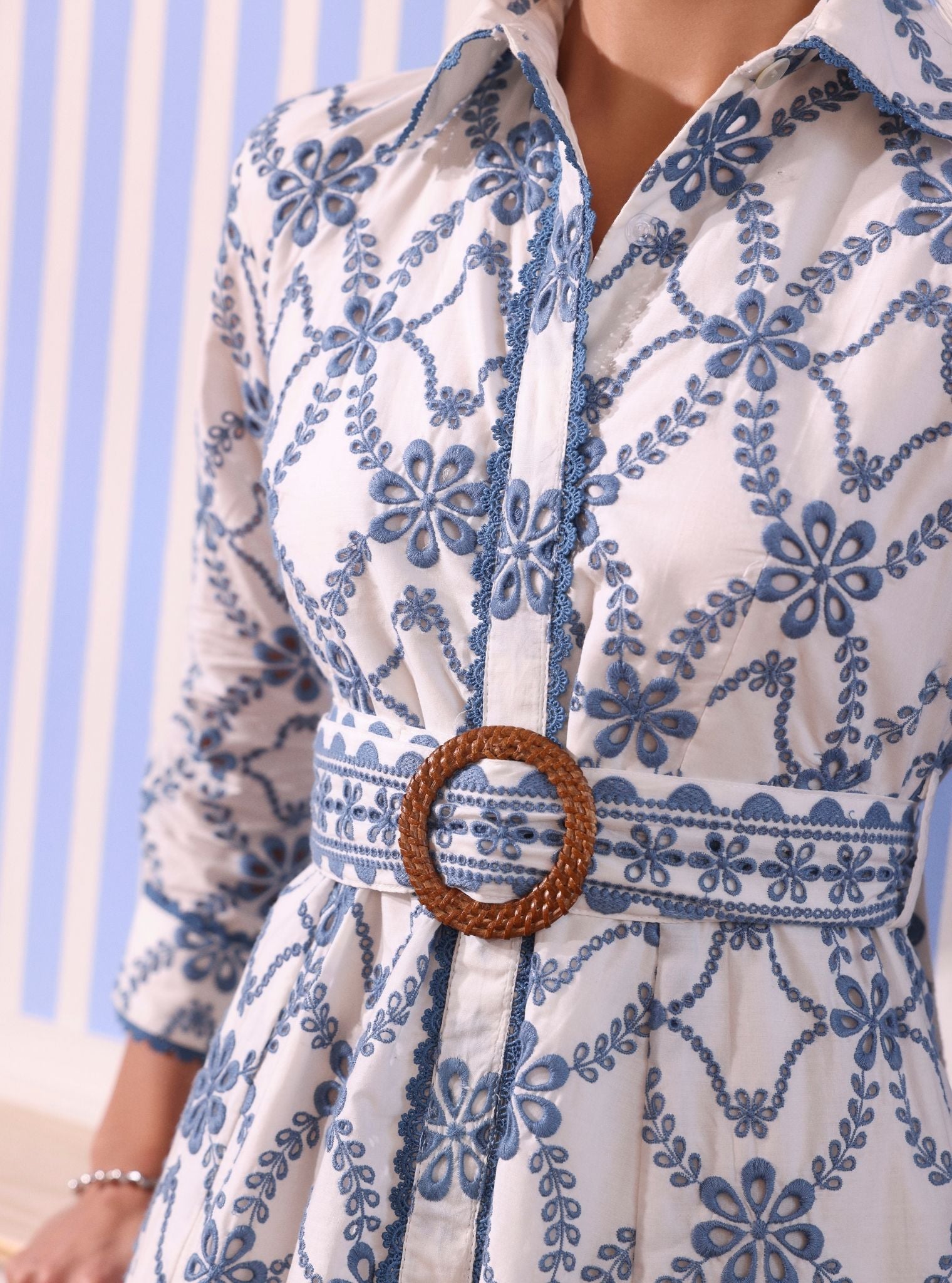 Mulmul Cotton Astrid White Dress