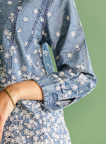 Cressida Denim Blue Shirt With Moor Pant