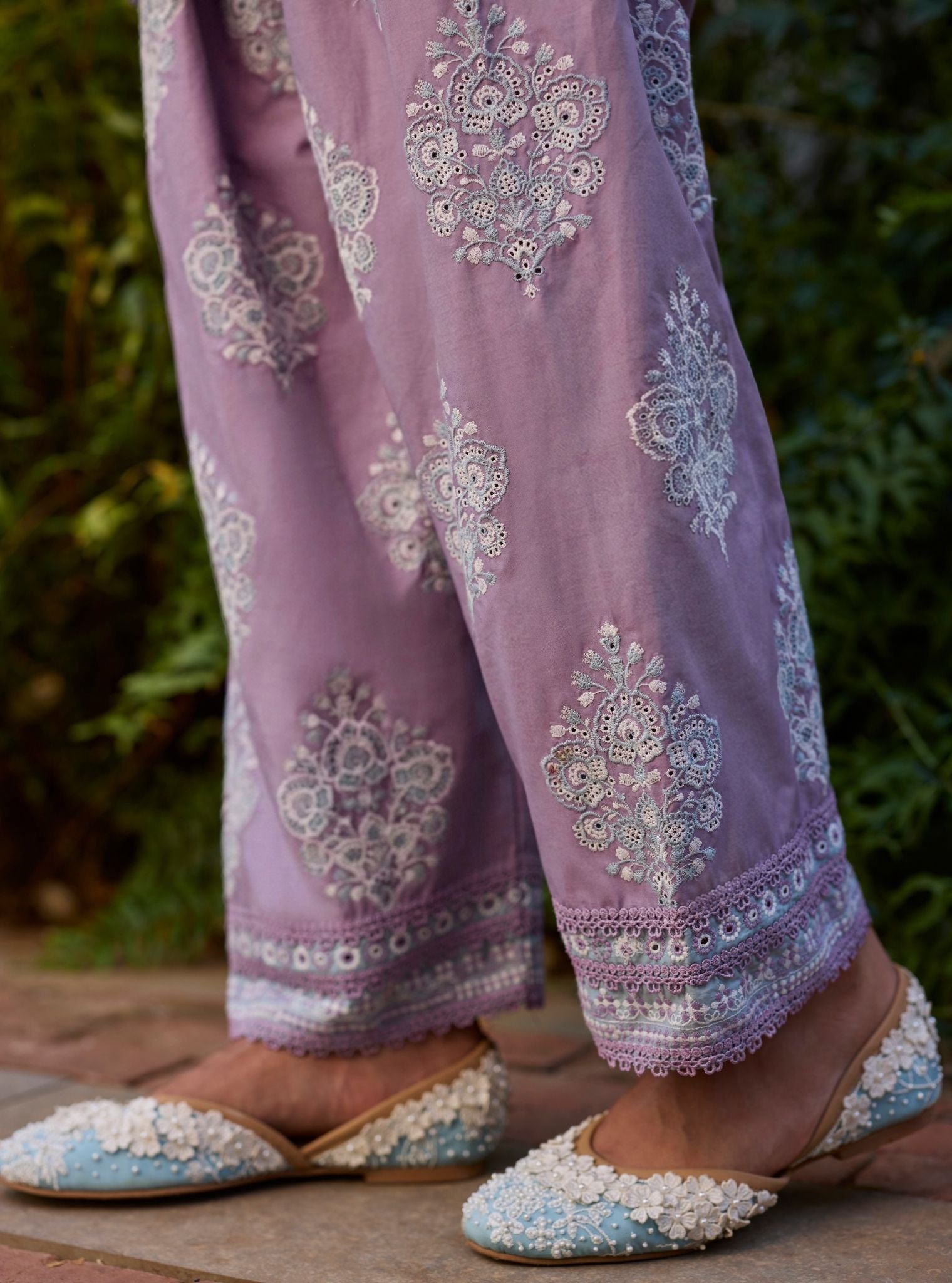 Ruo Supima Cotton Blue Kurta Set