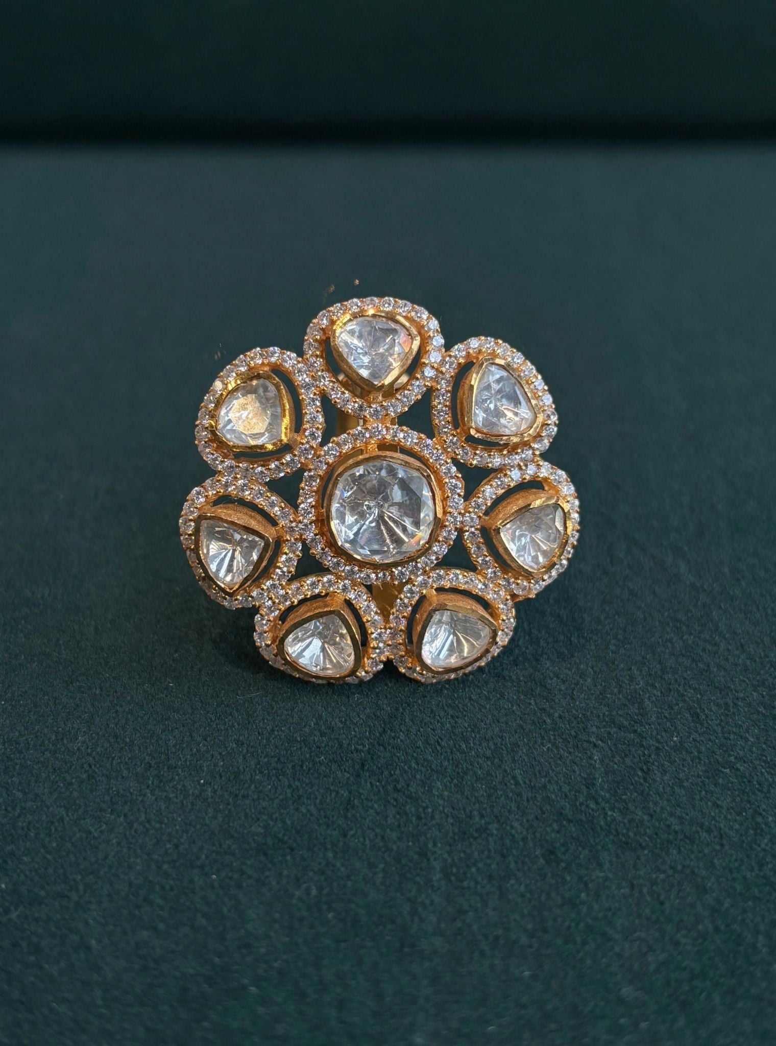 Pure Silver Indu Ring