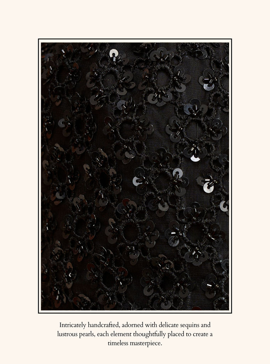 Mulmul Sneh Black Potli Bag main image 1