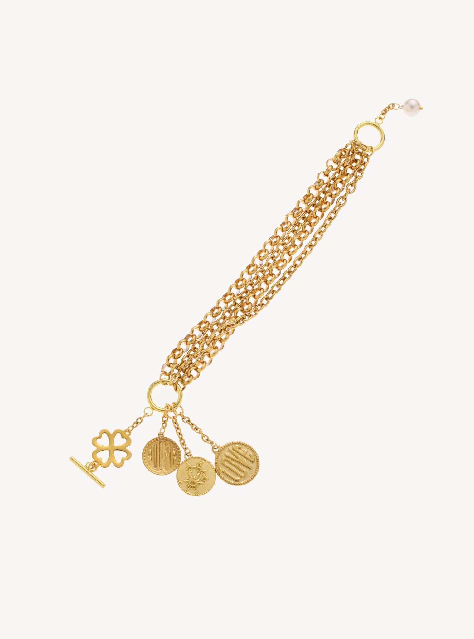 Coin Cascade Bracelet