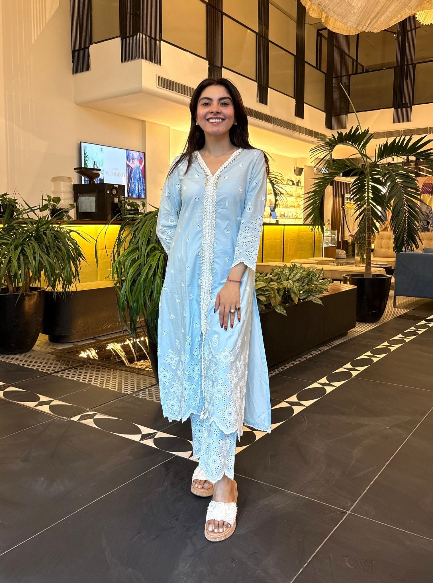 Ophelia Supima Cotton Kurta with Palazzo Set