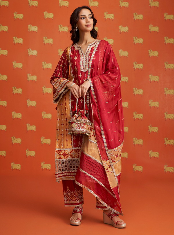 PIMA SATIN KEIKO KURTA main image 0
