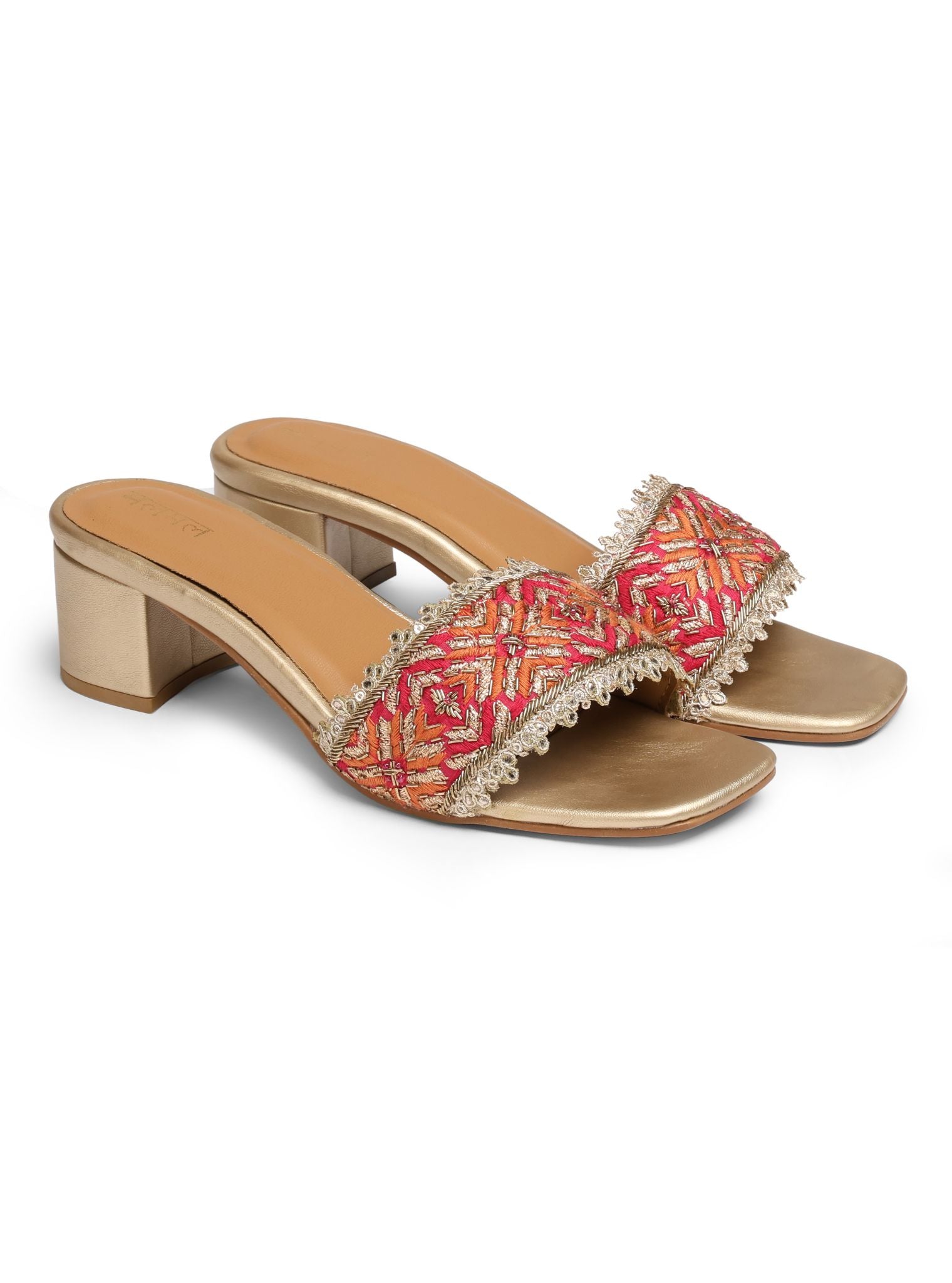 Salvia Fushia Vegan Block Heel