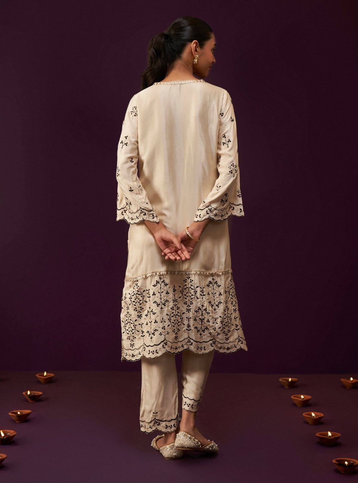 Mulmul Organza Antrim Green Dupatta main image 1