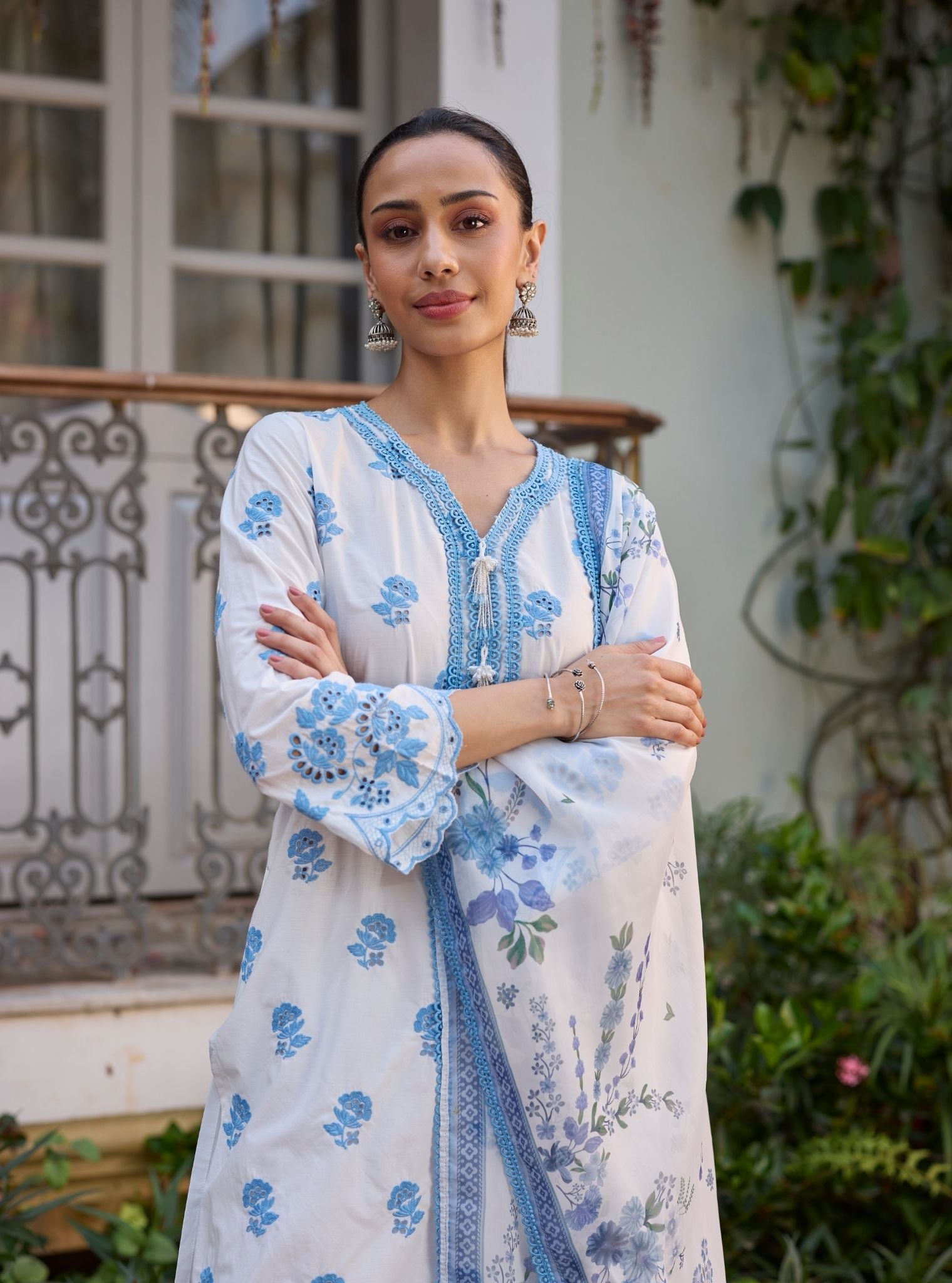 Avo Supima Cotton Off-White Kurta Set