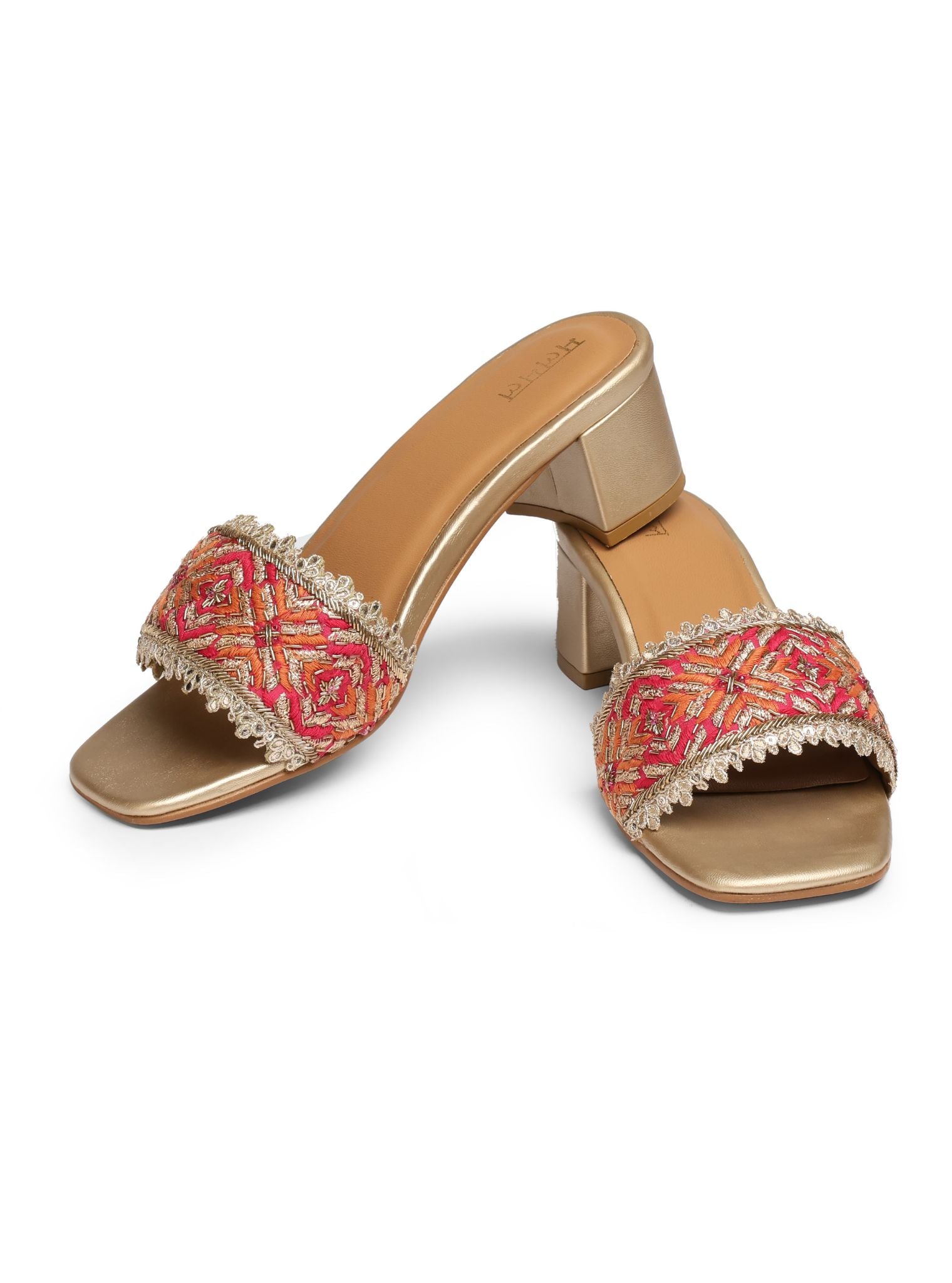 Salvia Fushia Vegan Block Heel