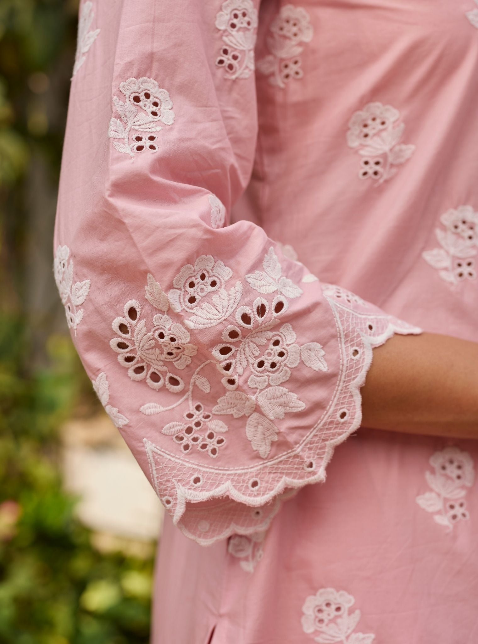 Avo Supima Cotton Pink Kurta Set