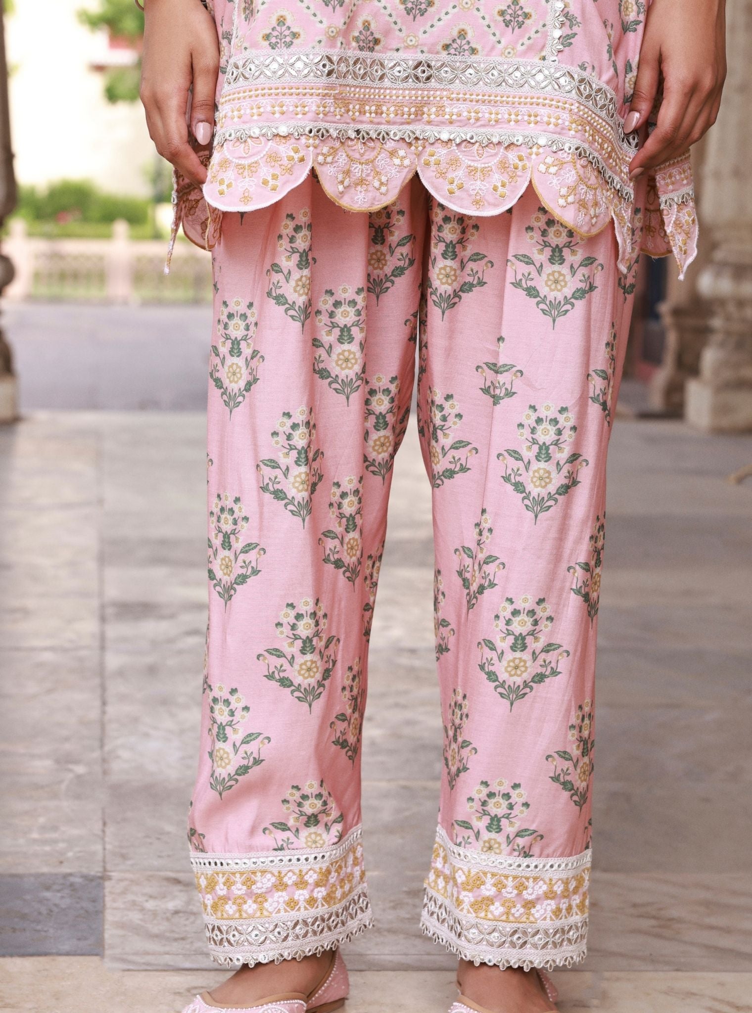 Kalari Pink Lawn Kurta Set