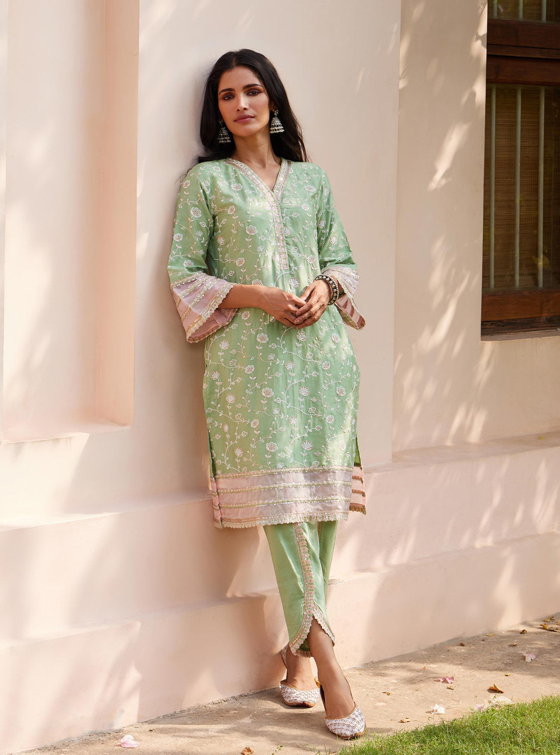 Drita Pima Blue Kurta Set