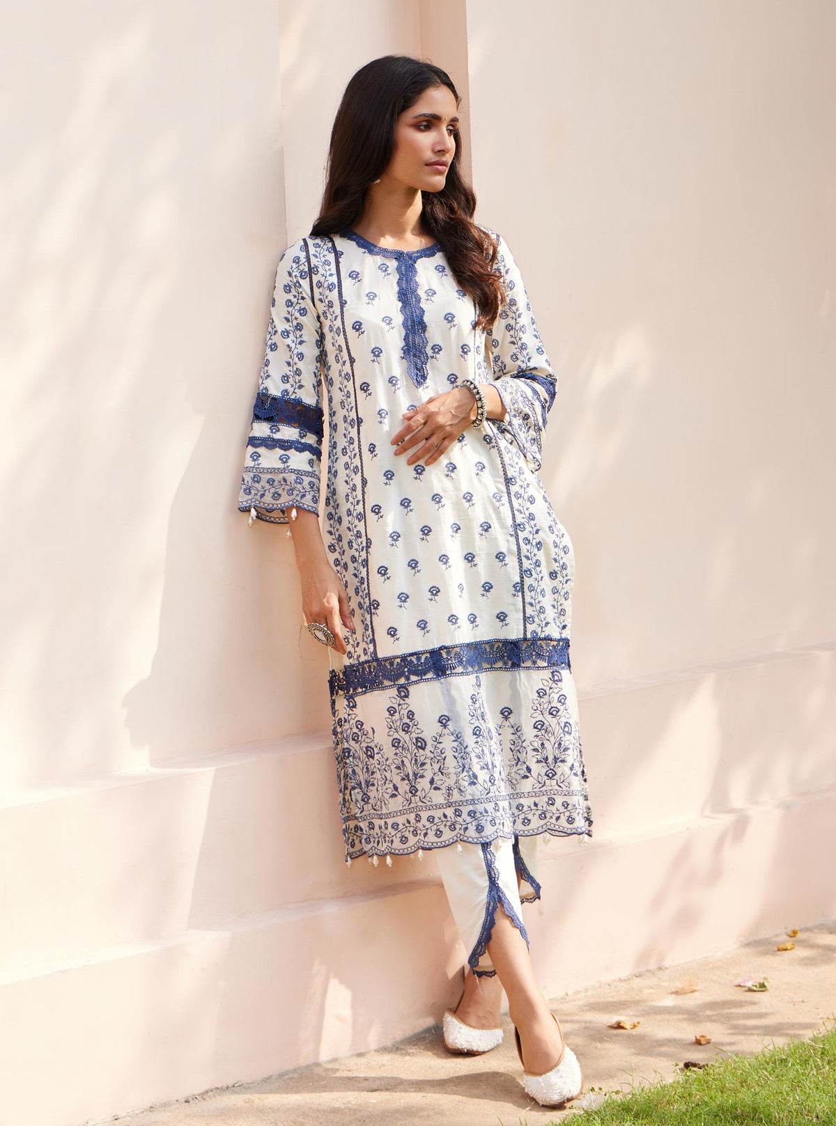Svasti Pima Green Kurta Set