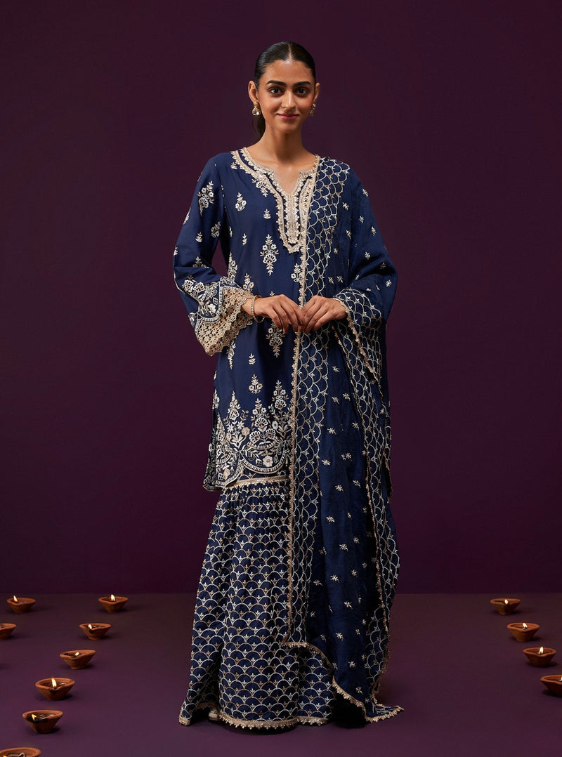 PIMA SATIN KEIKO KURTA main image 1