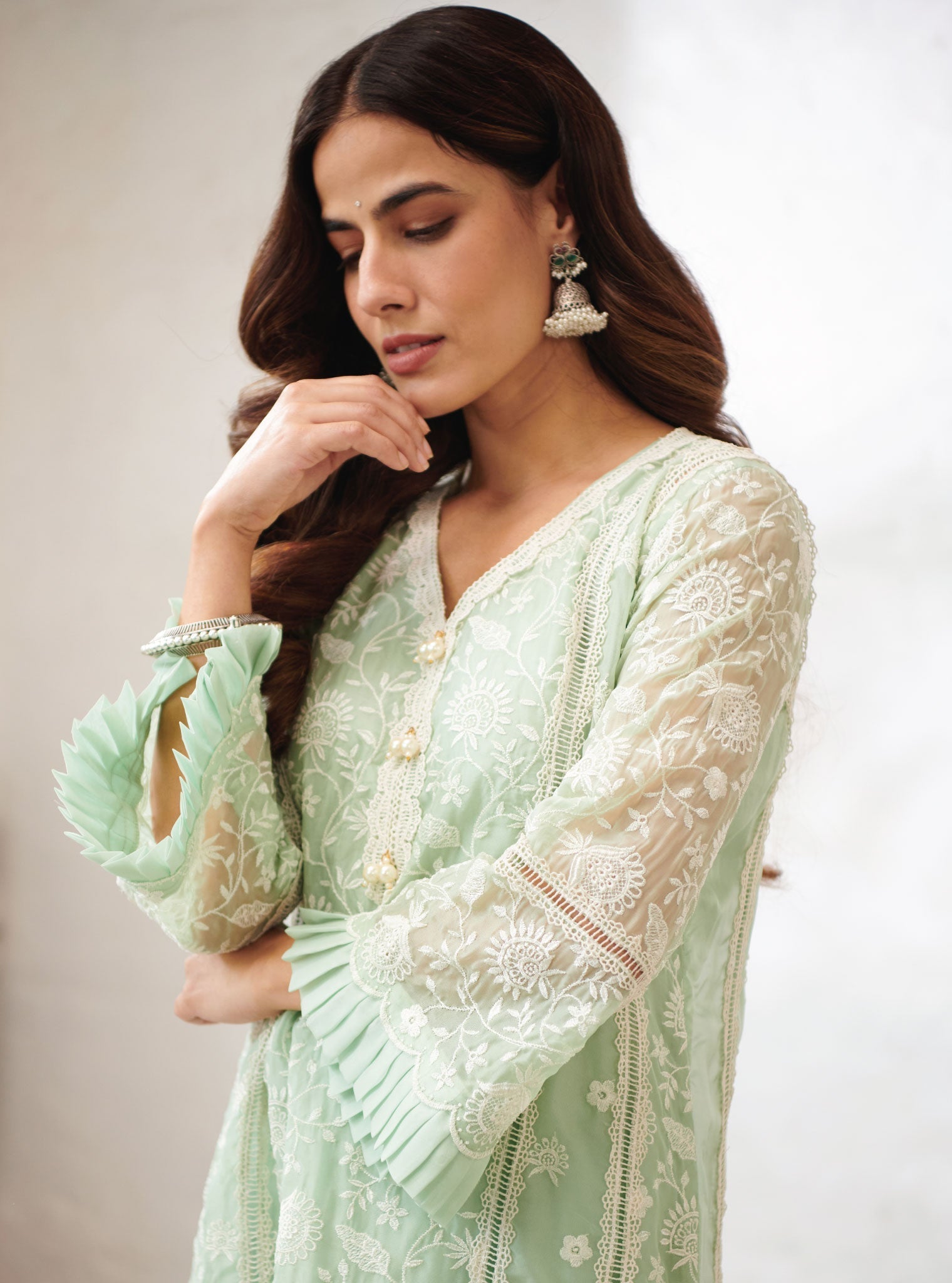 Mulmul Organza Dorset Kurta