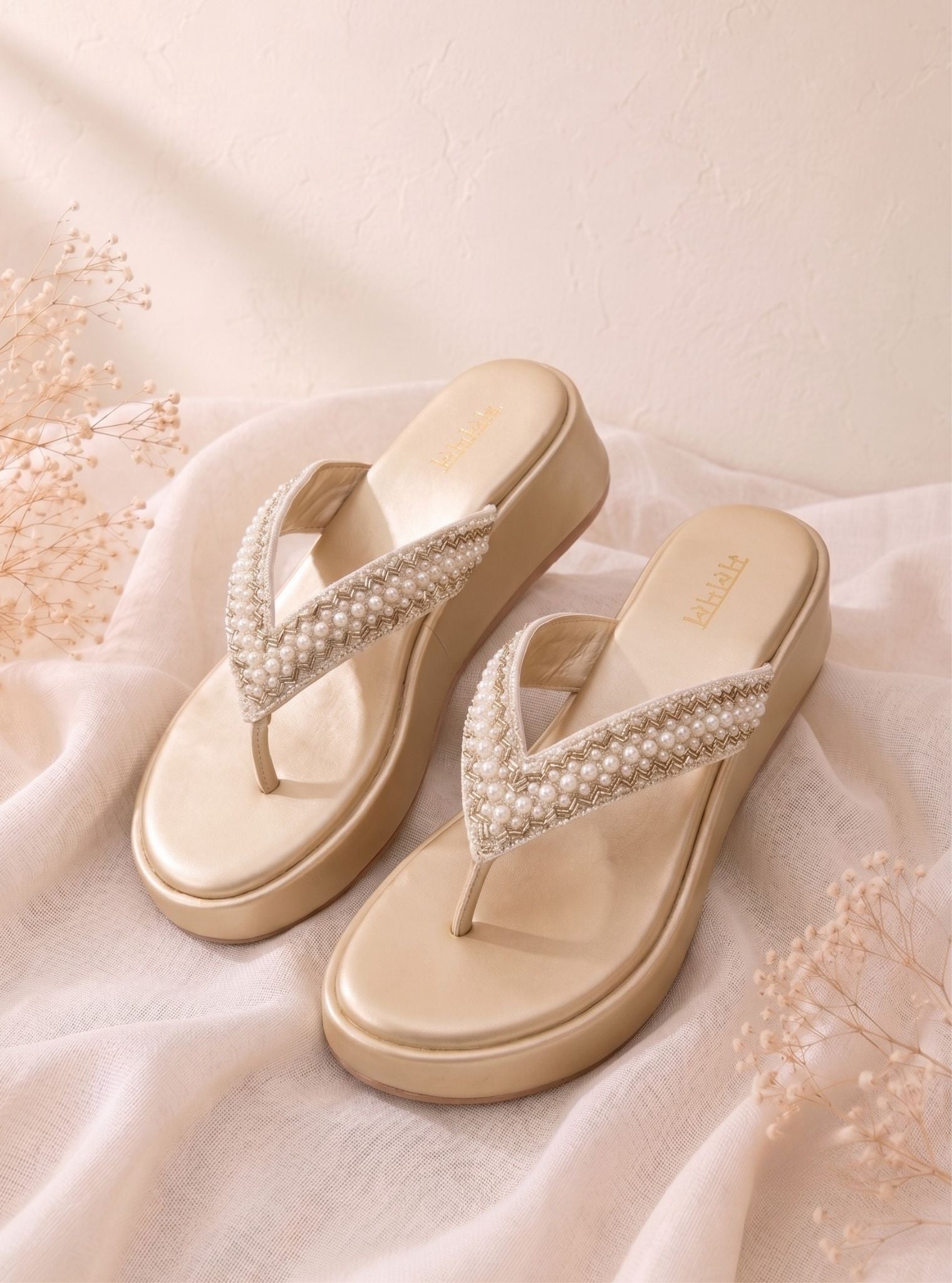 Sterling Silver Vegan Wedge Sandal