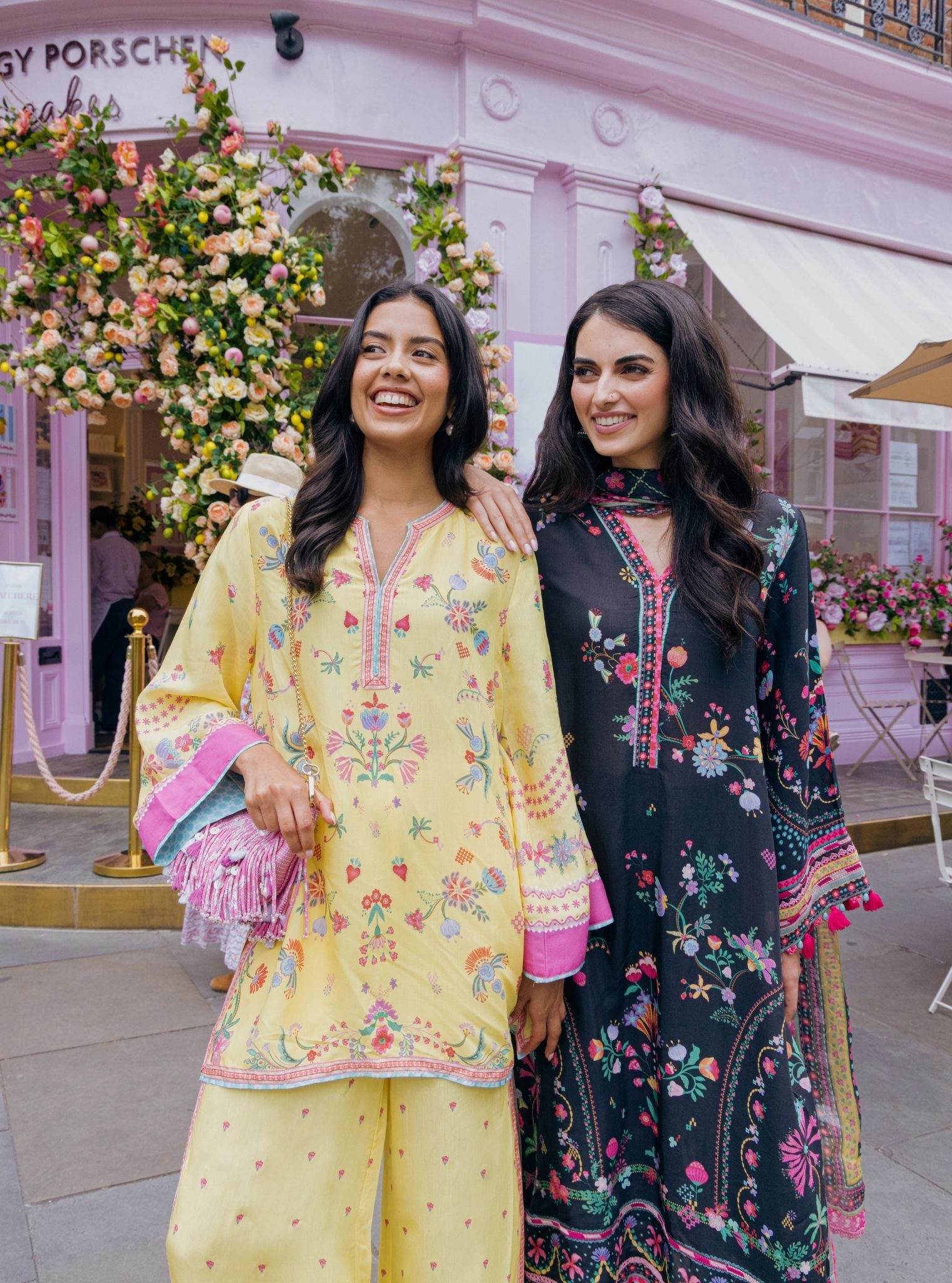 Evara Lawn Printed Yellow Co-ord Set