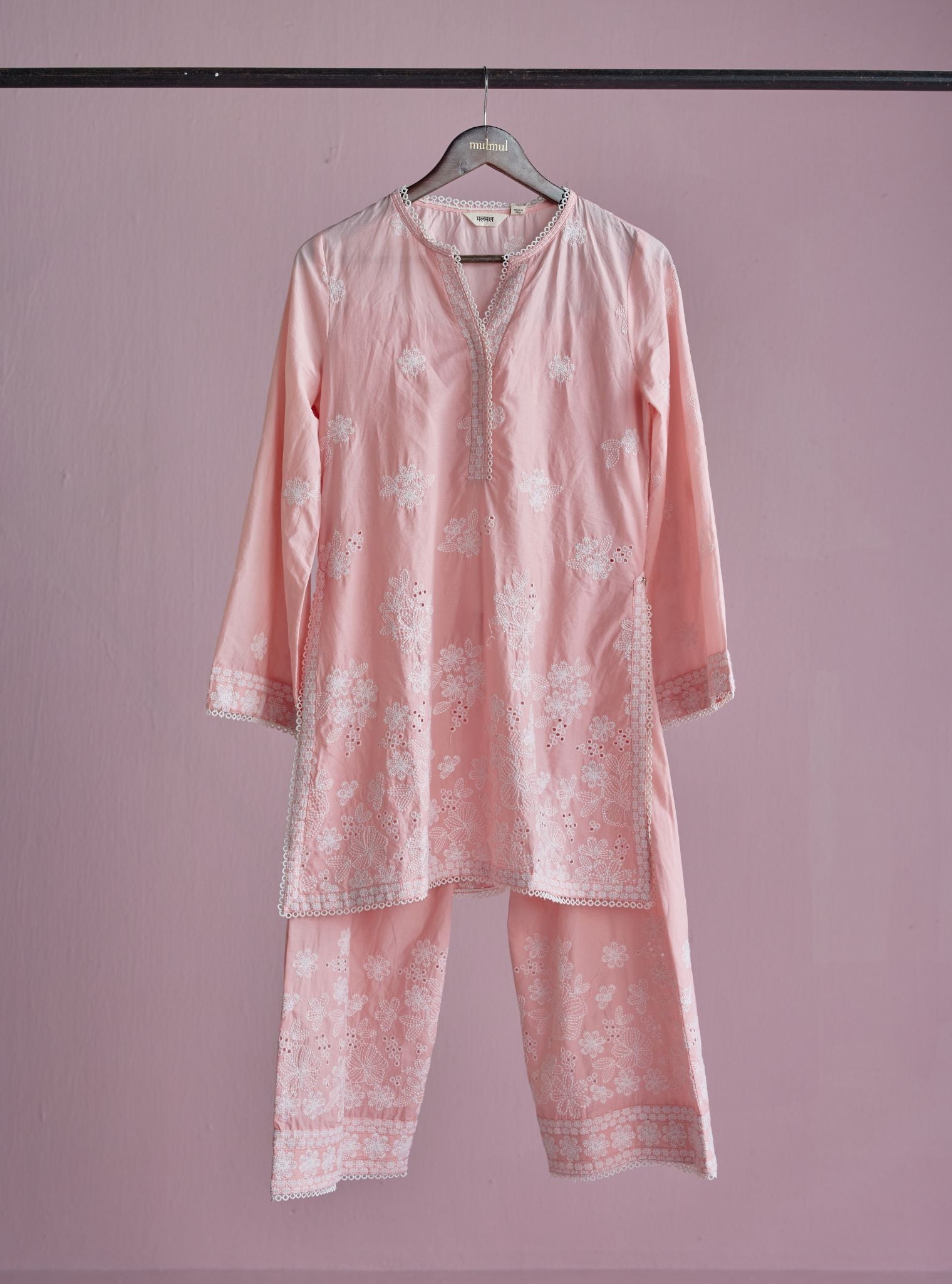 Kalani Supima Cotton Pink Co-ord Set