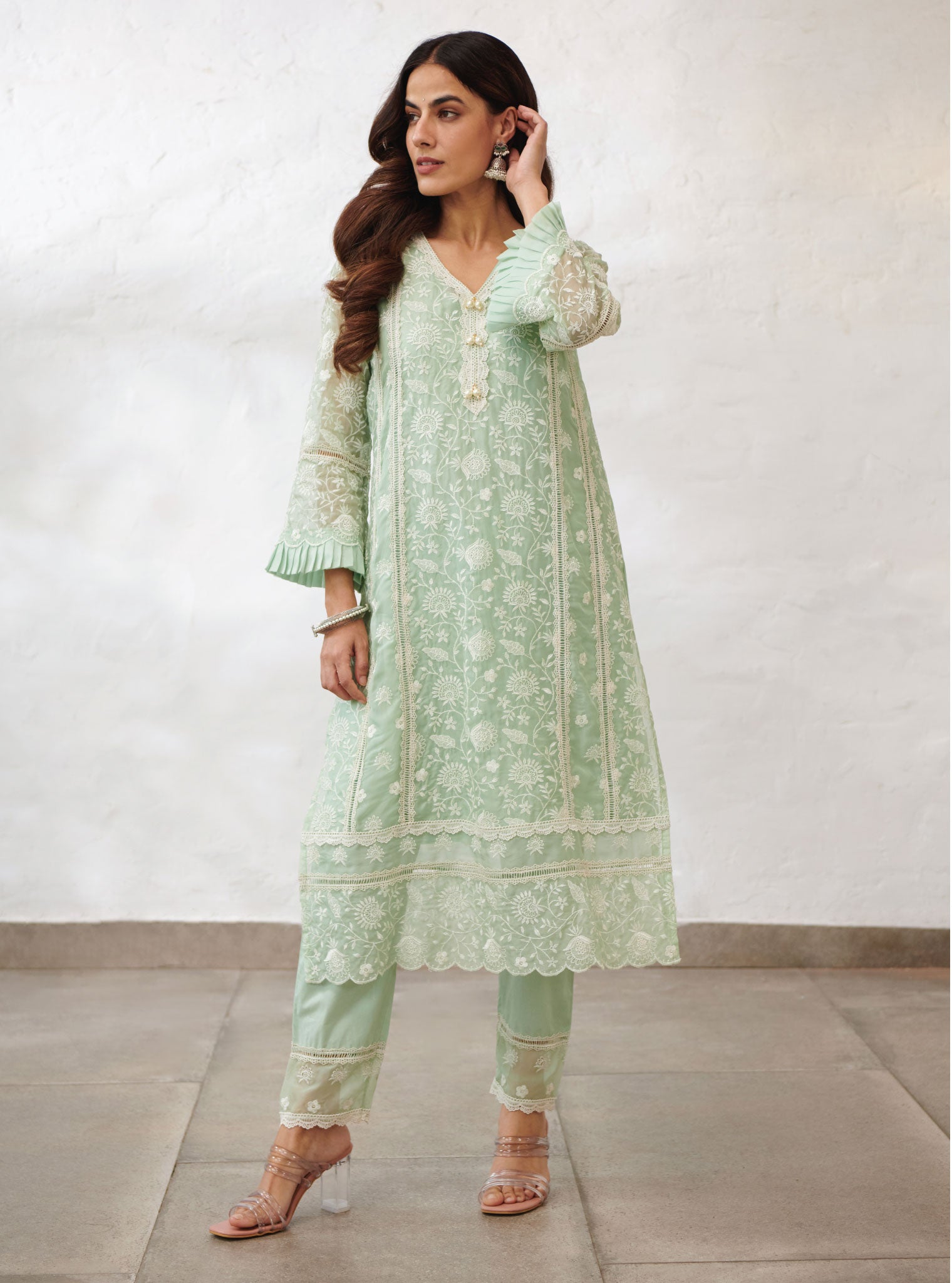 Mulmul Organza Dorset Kurta