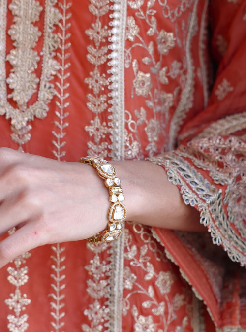 Pure Silver Ghera Bangle main image 1