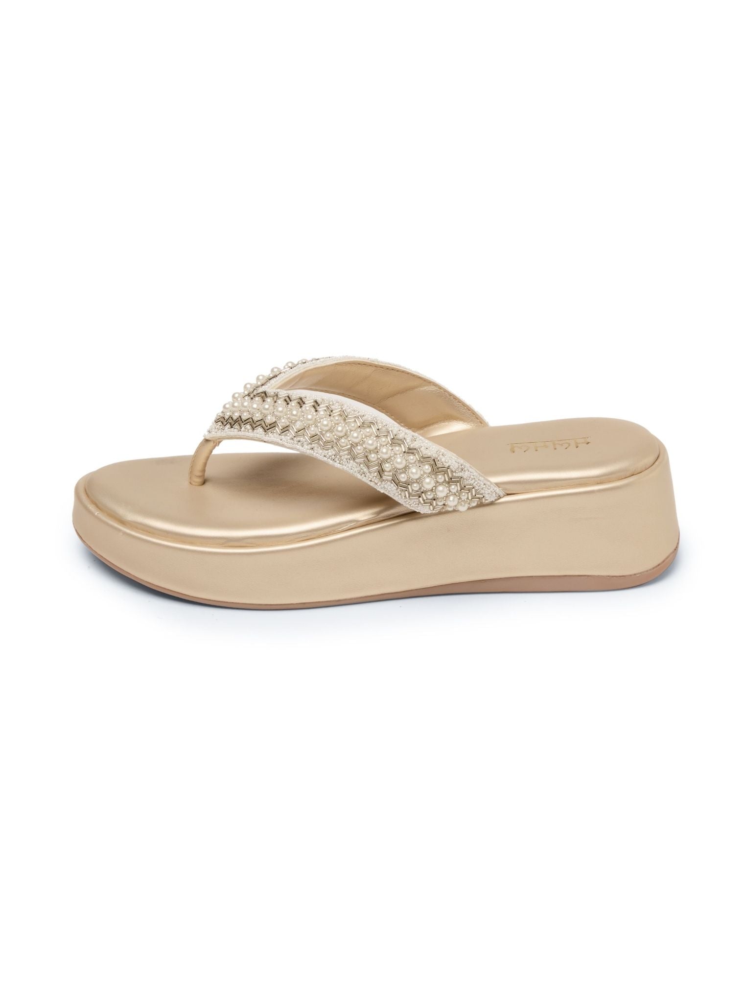 Sterling Silver Vegan Wedge Sandal