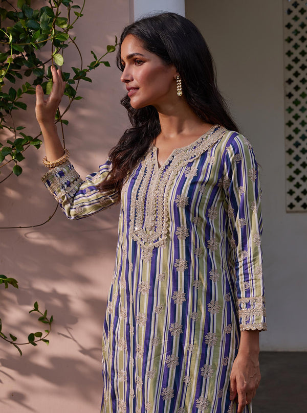 Avasa Pima Pink Kurta Set