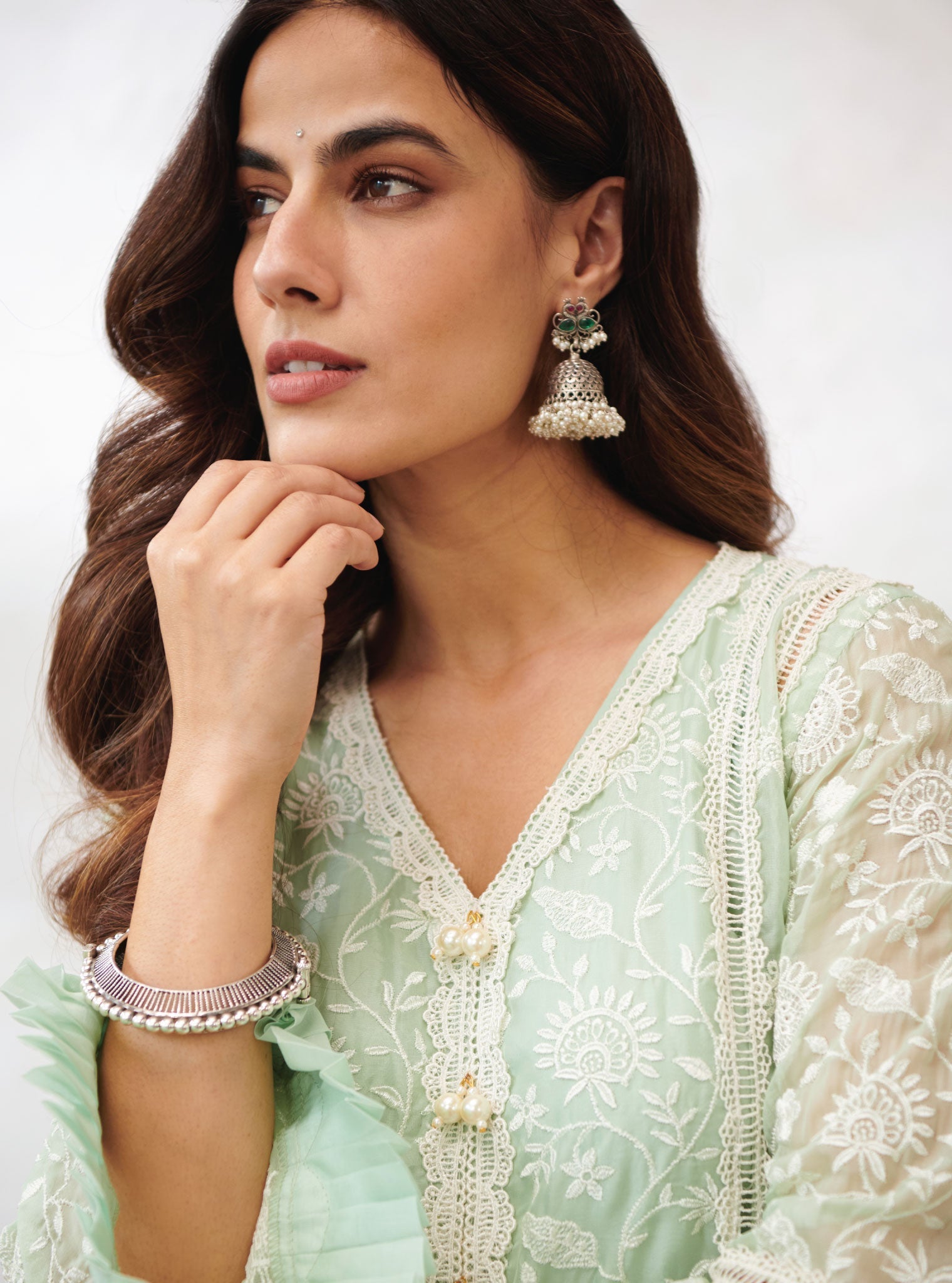 Mulmul Organza Dorset Kurta