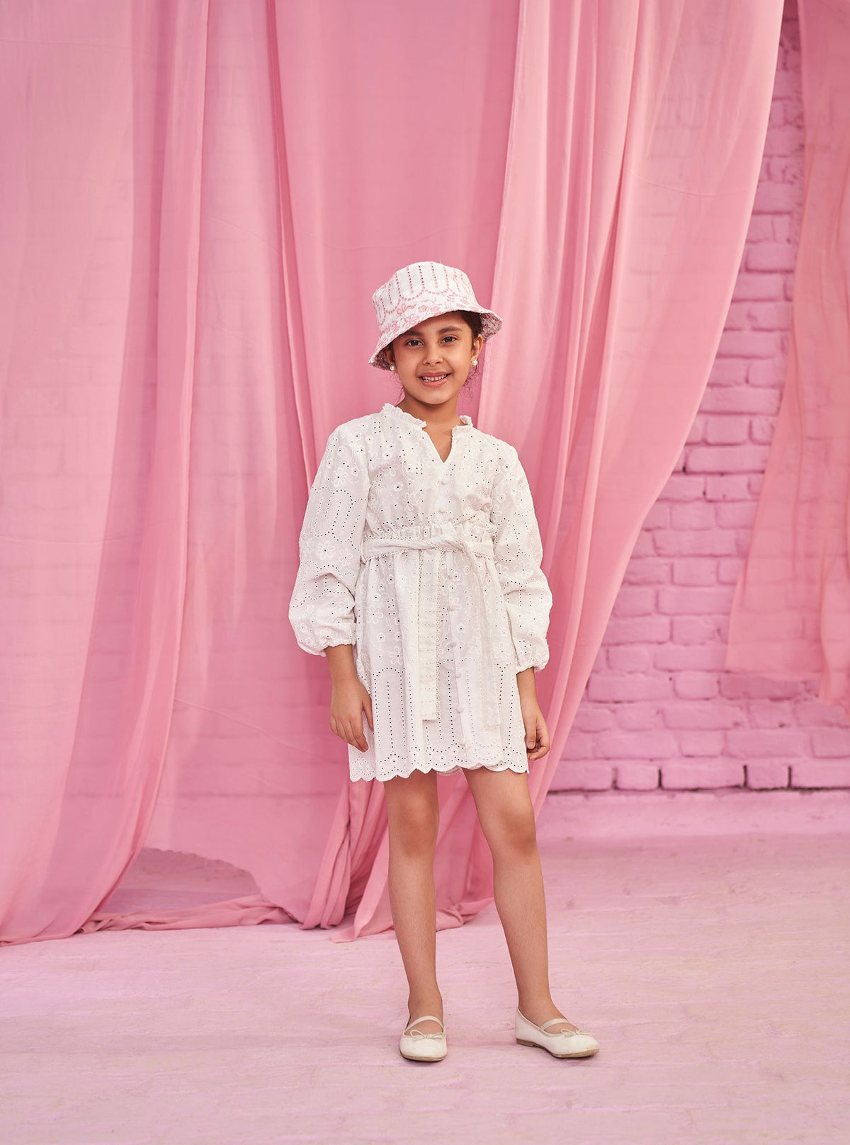 white christmas dresses MULMUL PURPLE FLORAL JAAL BLOCK PRINTED DRESS – Mulmul.com main image 1