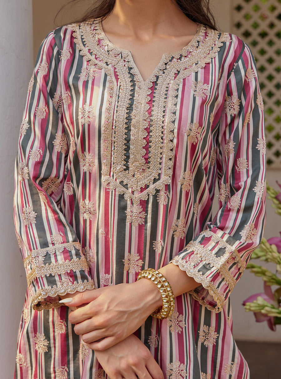 Avasa Pima Blue Kurta Set