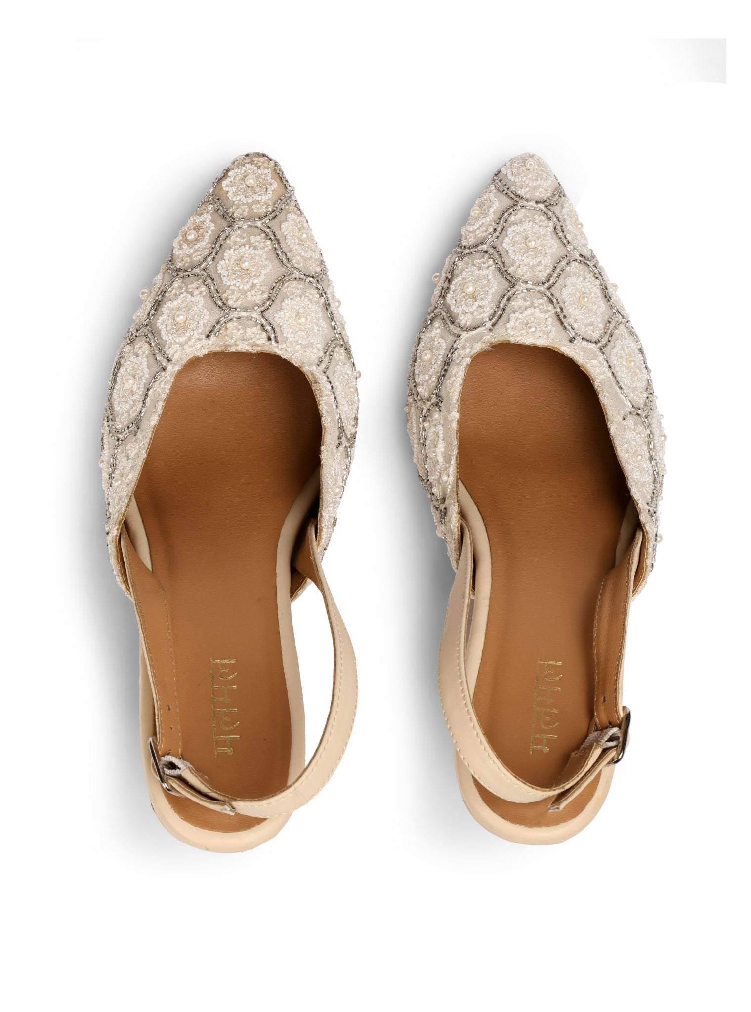 Valeria White Vegan Pointy Heel