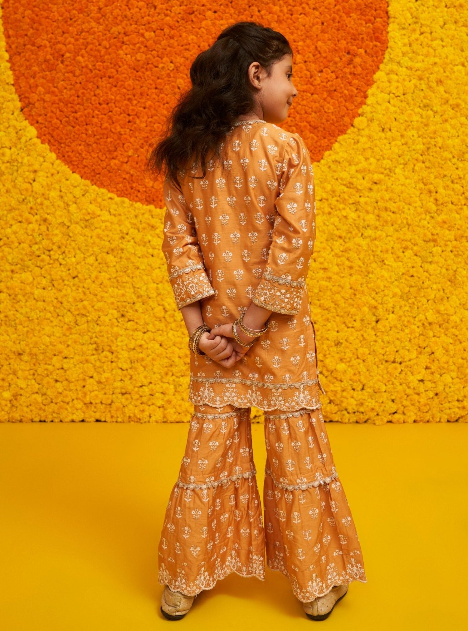Mulmul Pima Nimisa Orange Pant