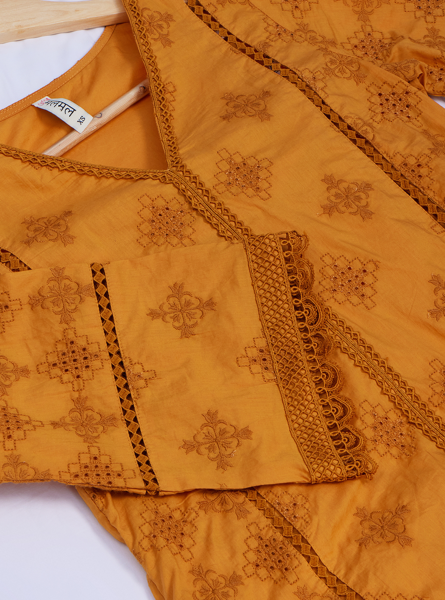 Indian Ethnic Women's Amina Slub Cotton Dress – THE INDIAN ETHNIC CO.