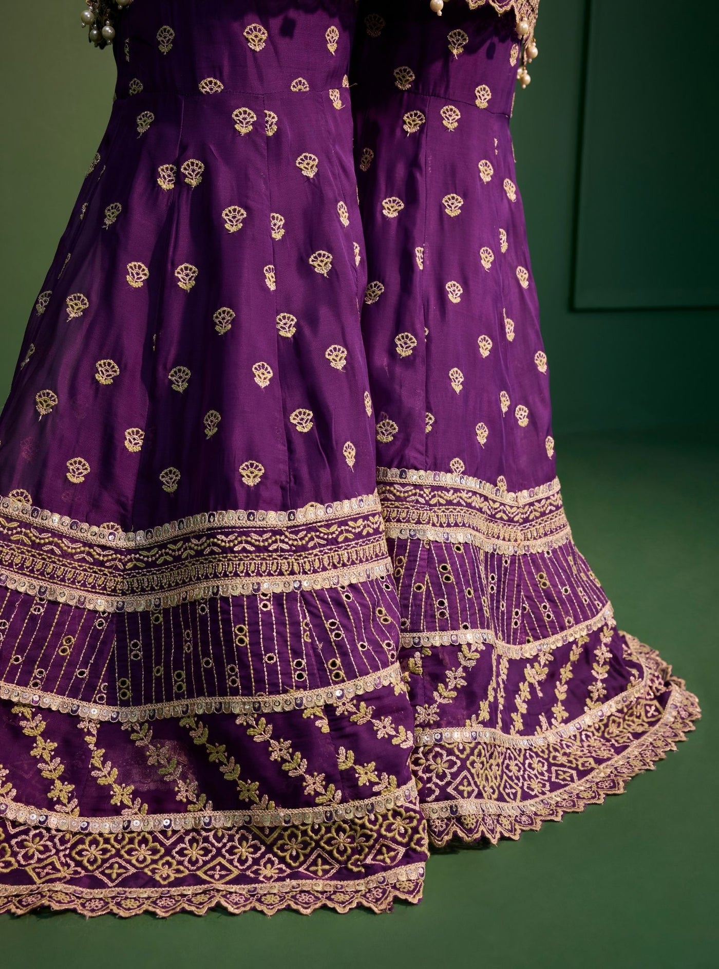Mulmul Organza Kahani Purple Dupatta main image 1