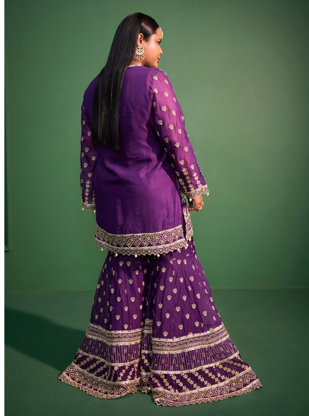 Mulmul Organza Kahani Blue Dupatta main image 1