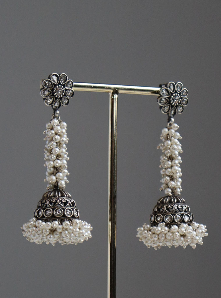 Pure Silver Mukaya Jhumki main image 0