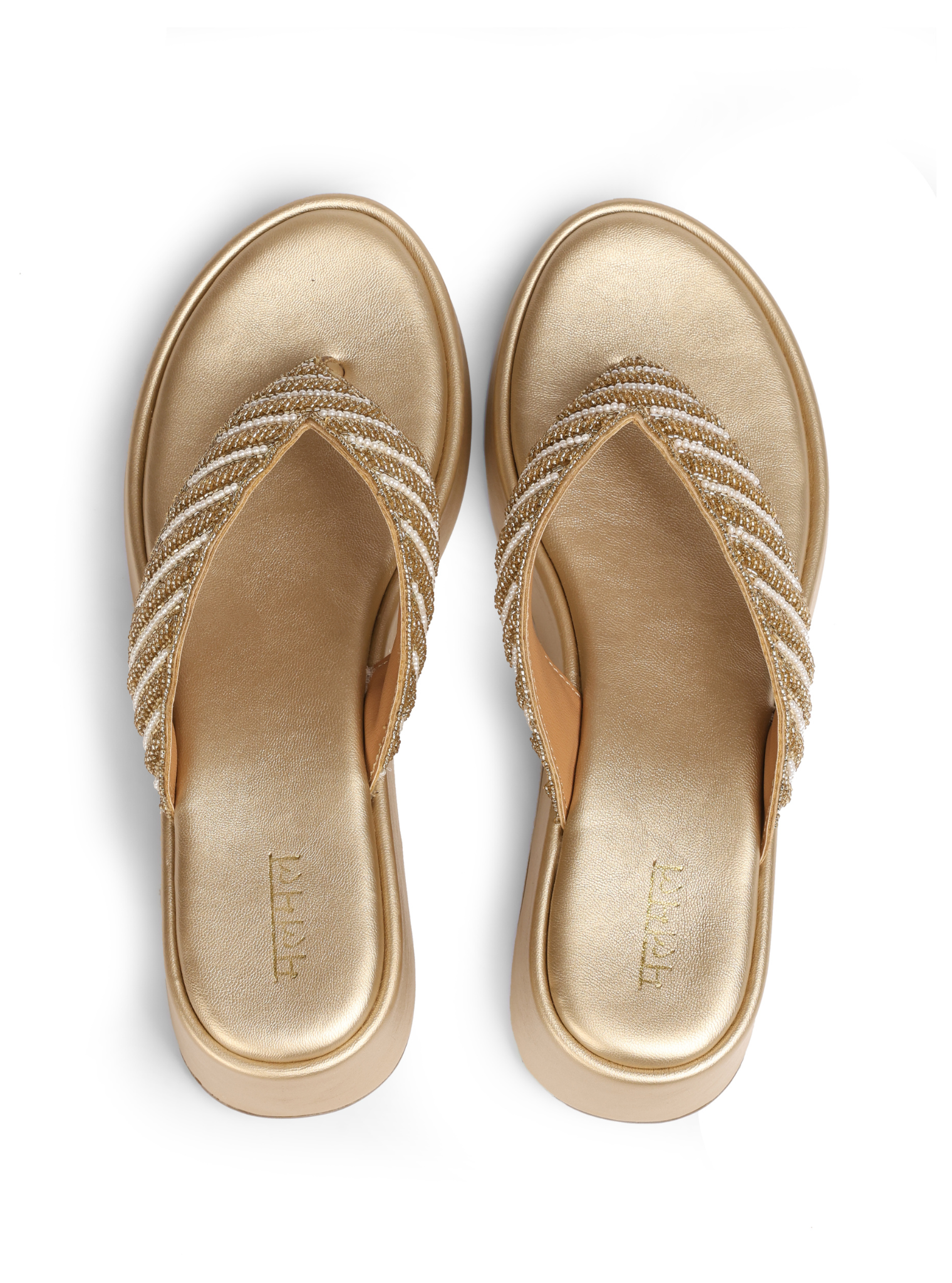 Orla Gold Vegan Wedge Heel